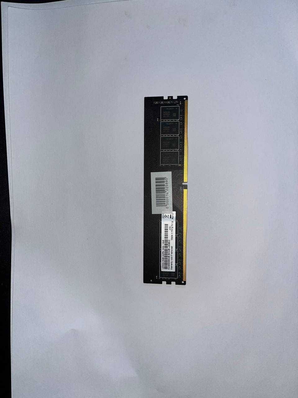 оперативна памʼять 1x8GB DDR4