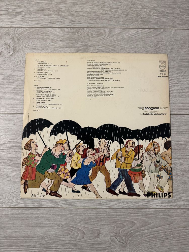 Disco Vinil MPB4 - Bons Tempos Hein (contém Insert) 1979