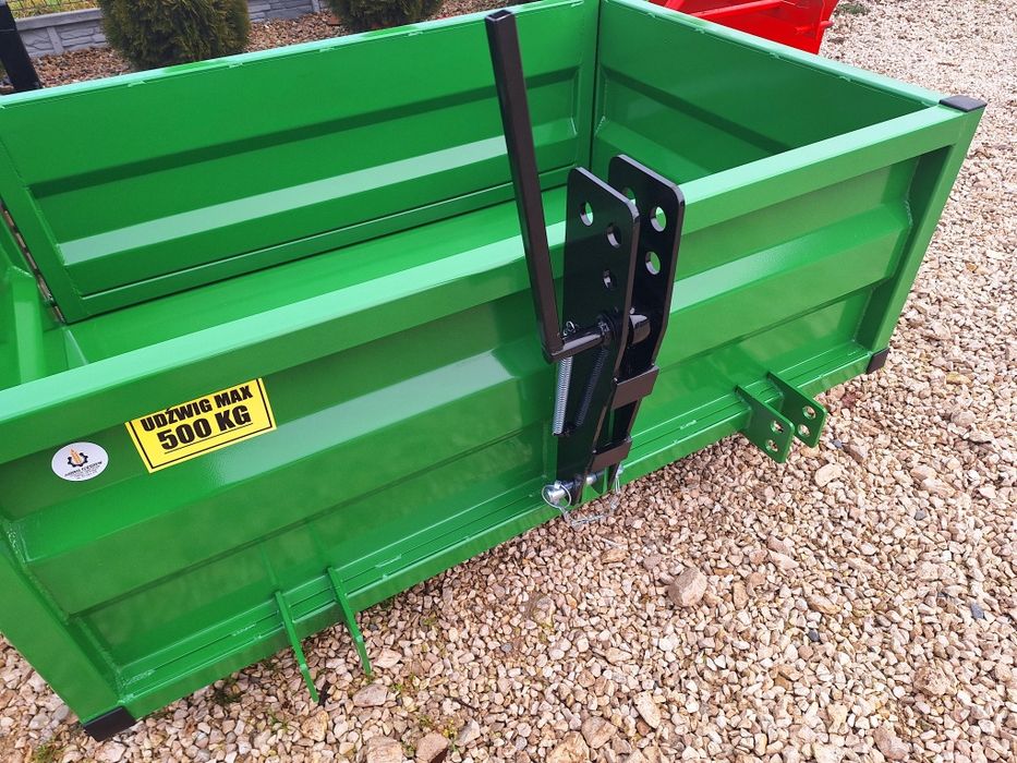 Skrzynia transportowa do ciągnika TUZ przód lub tył Lemiesz do śniegu