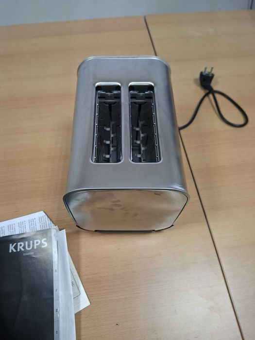 Toster Krups KH682D10 srebrny/szary 850 W