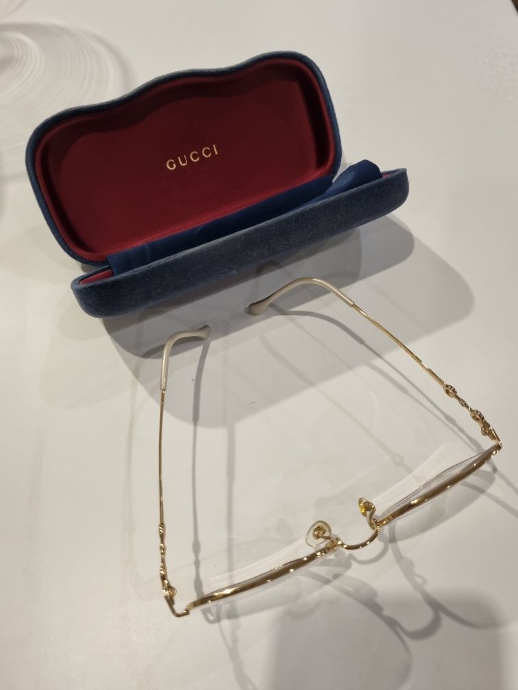 Okulary korekcyjne Gucci GG08830A złote!