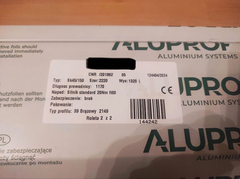 Elektryczna roleta na elewacje