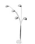 Lampa stojąca, pięcioramienna