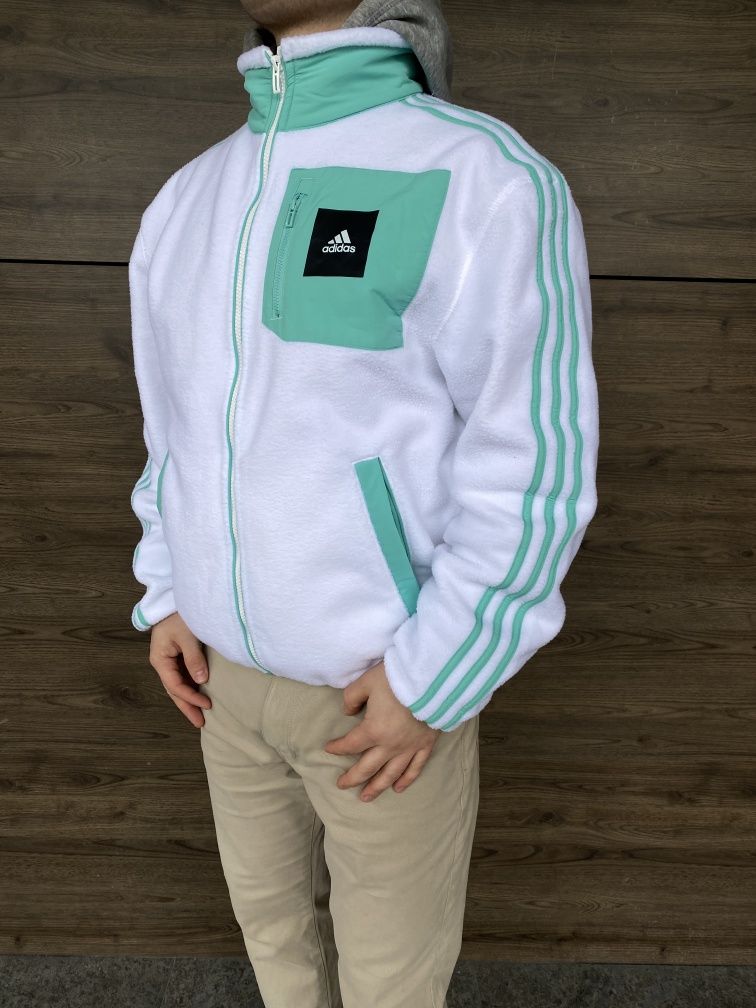 Флісова шерпа / куртка / кофта Adidas Sherpa fleece jacket (оригінал)