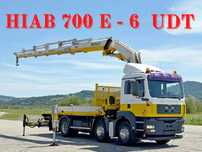 MAN TGA 35.430 * PLATFORMA 6,10 m * HIAB 700 E - 6 + PILOT / STAN BDB