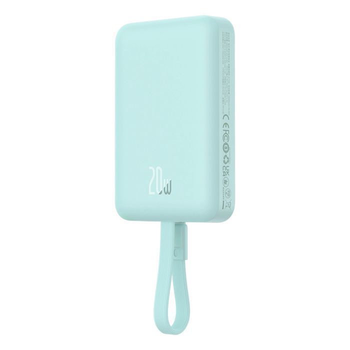 Powerbank Baseus MagSafe 10000mAh 20W z kablem Lightning + kabel USB-C