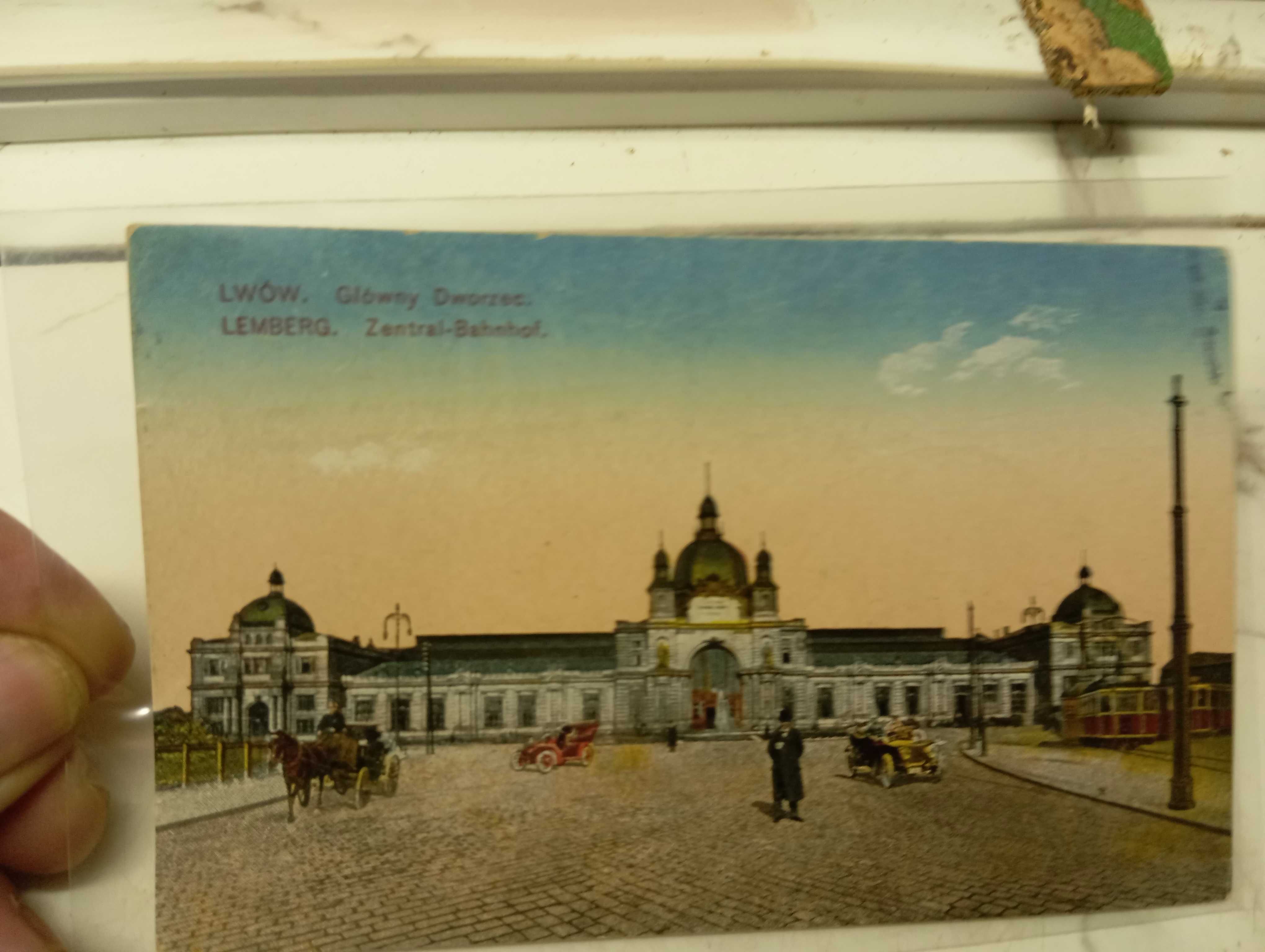porządki domowe stara pocztówka