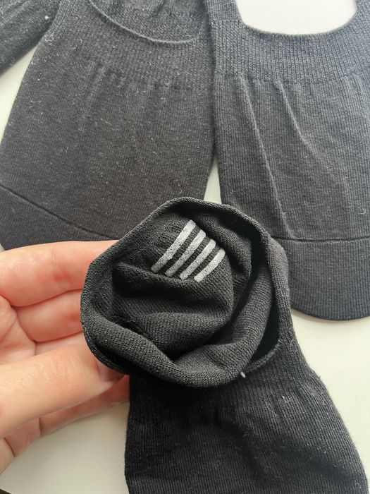 Czarne stopki do balerinek