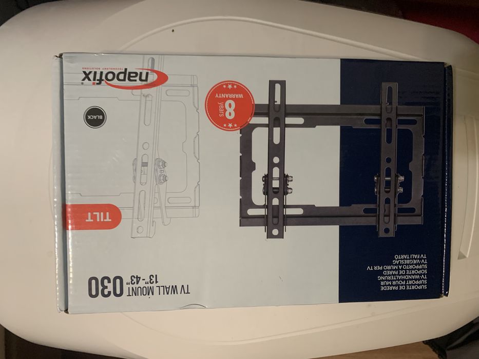 Suporte tv fixo com inclinaçao de 13" a 43"