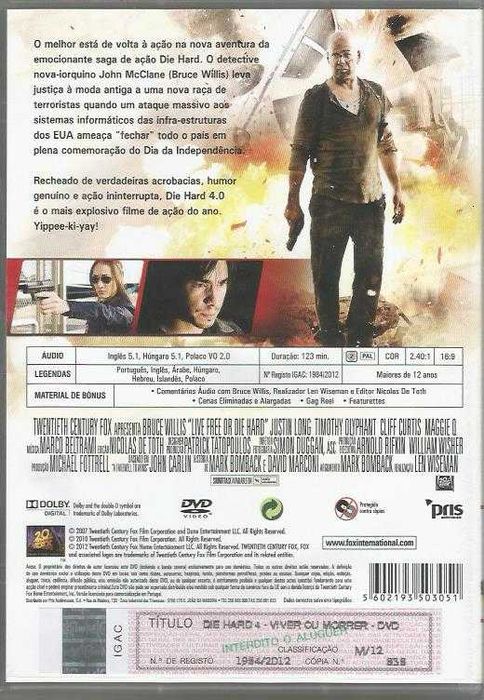 Die Hard 4.0: Viver ou Morrer