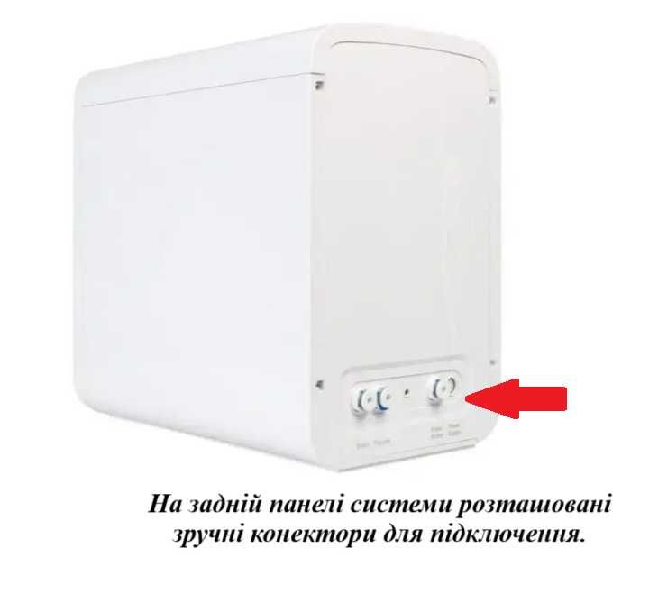 Фільтр для води обратний осмос 60л/год Smart система з помпою