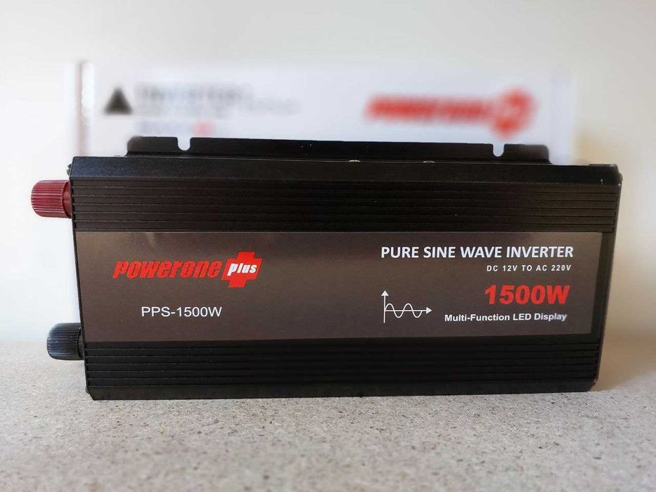 Преобразователь авто инвертор Power 12V 220V 1500W c функц/ плав пуска
