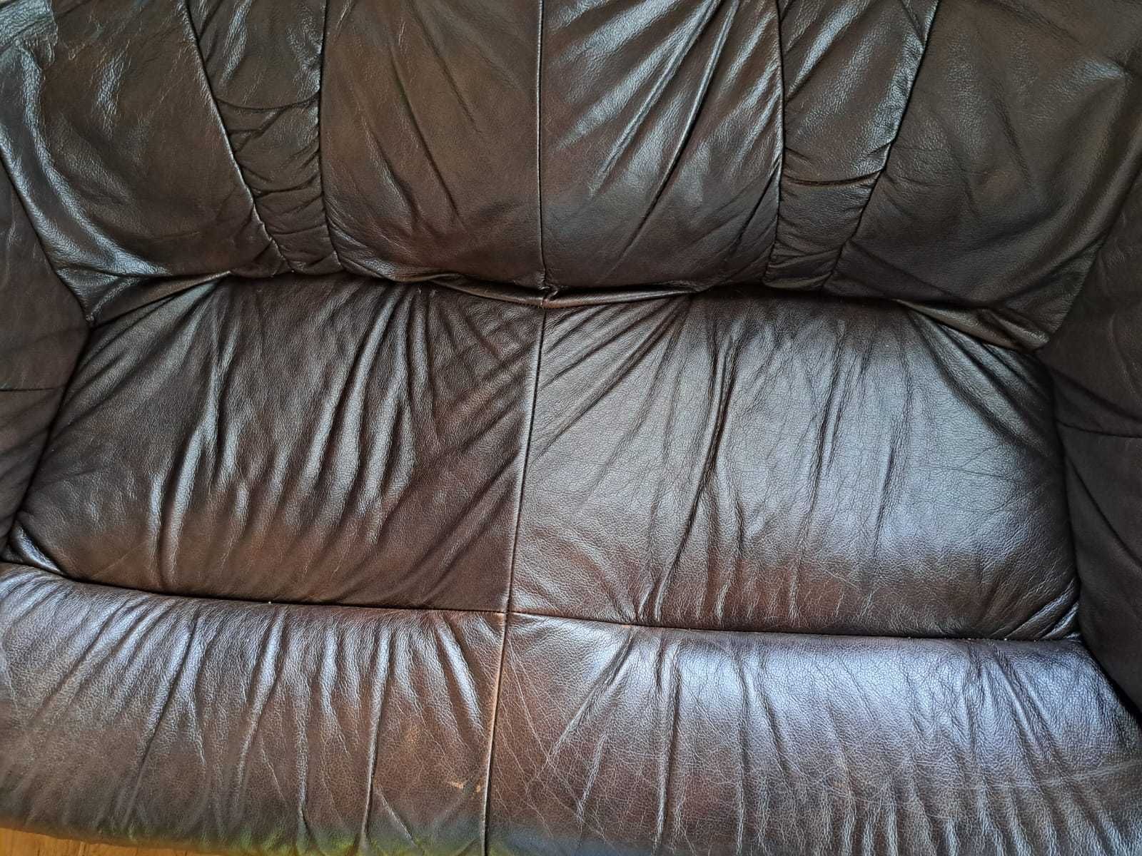 Sofa skórzana 3 os i 2 os Zestaw KLER
