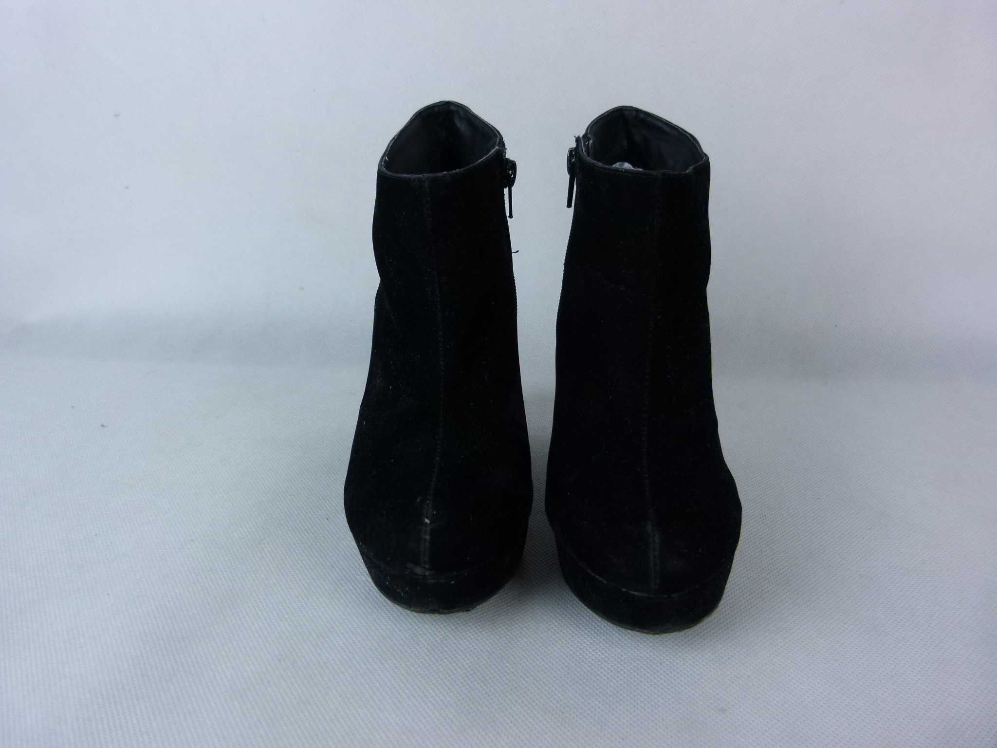 So You Shoes zamszowe botki na koturnie / 4 - 37