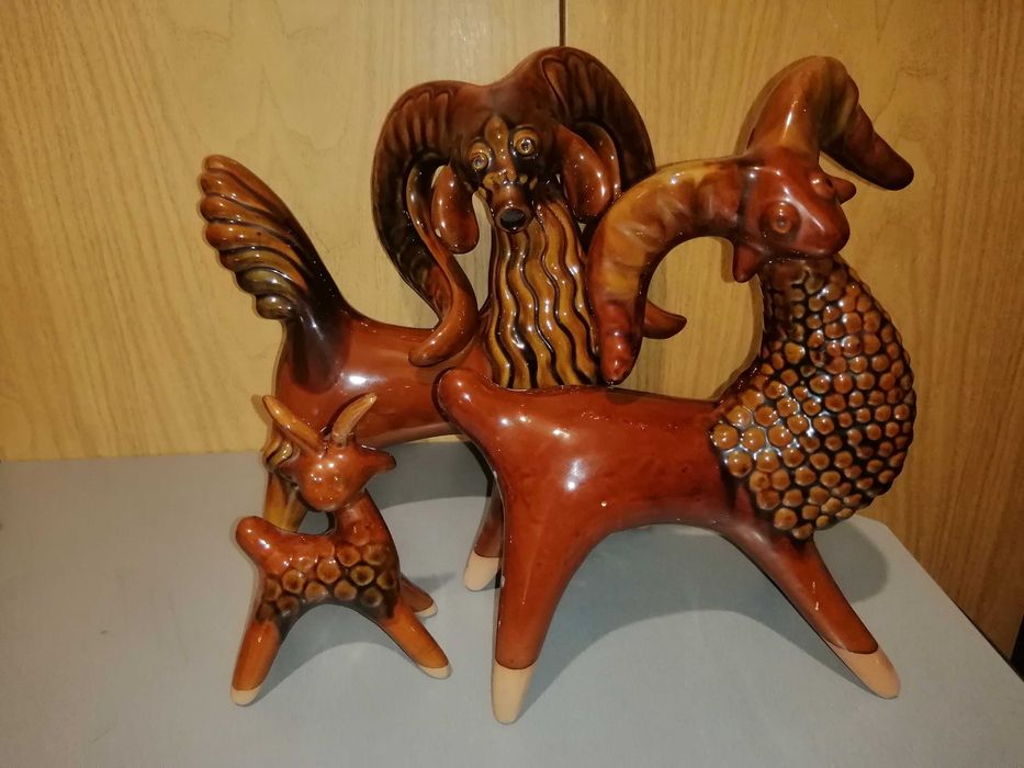 Статуэтки Добрые звери Майолика