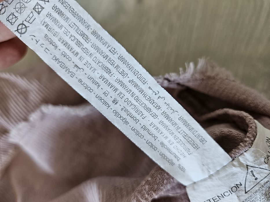 Vestido de bombazina