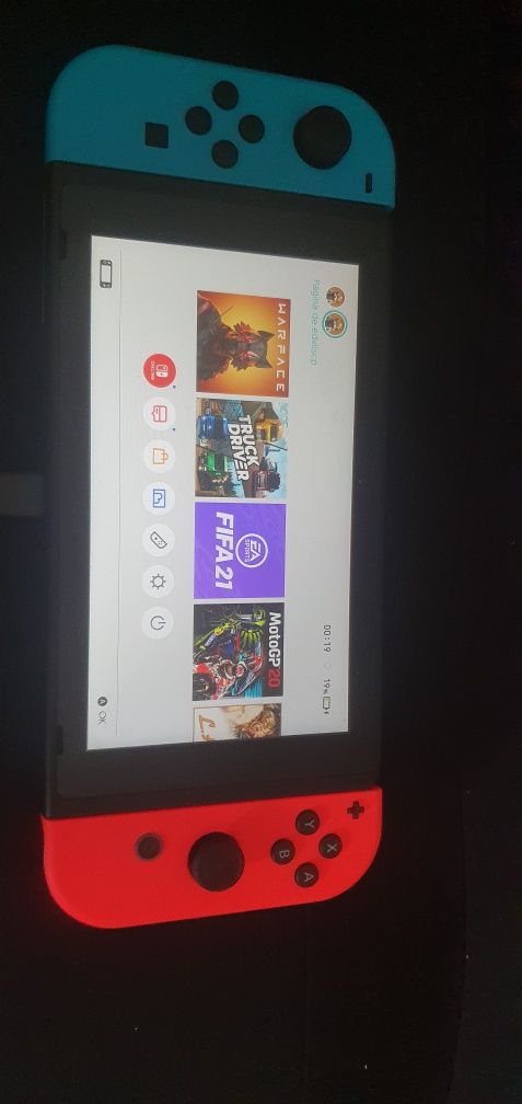 Nitendo switch  + 2 jogos