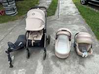 Cybex Balios s lux 2w1 / fotelik cloud T i-size / baza obrotowa