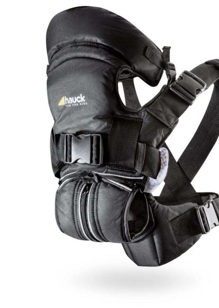 HAUCK 4 WAY CARRIER Nosidełko dla dzieci 0m+ do 12 kg - BLACK