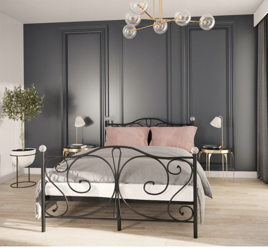 Łóżko Metalowe 140x200 Lub 160x200 Niemieckie Stabilne Nowe