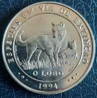 1000 escudos Lobo em prata