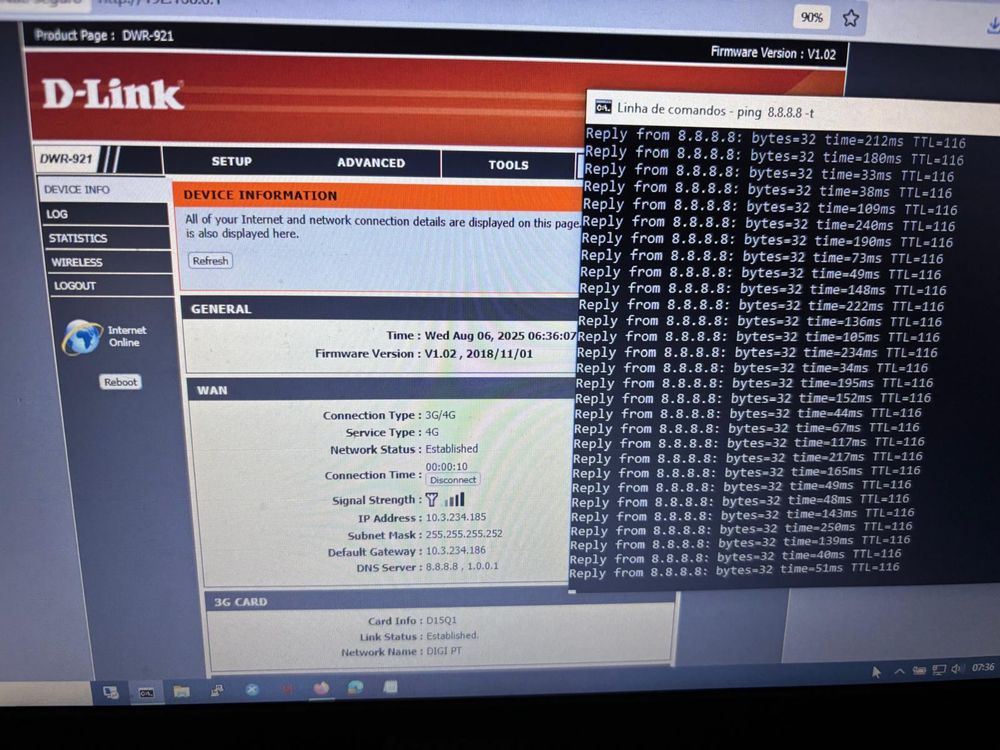 Router D-Link 4G