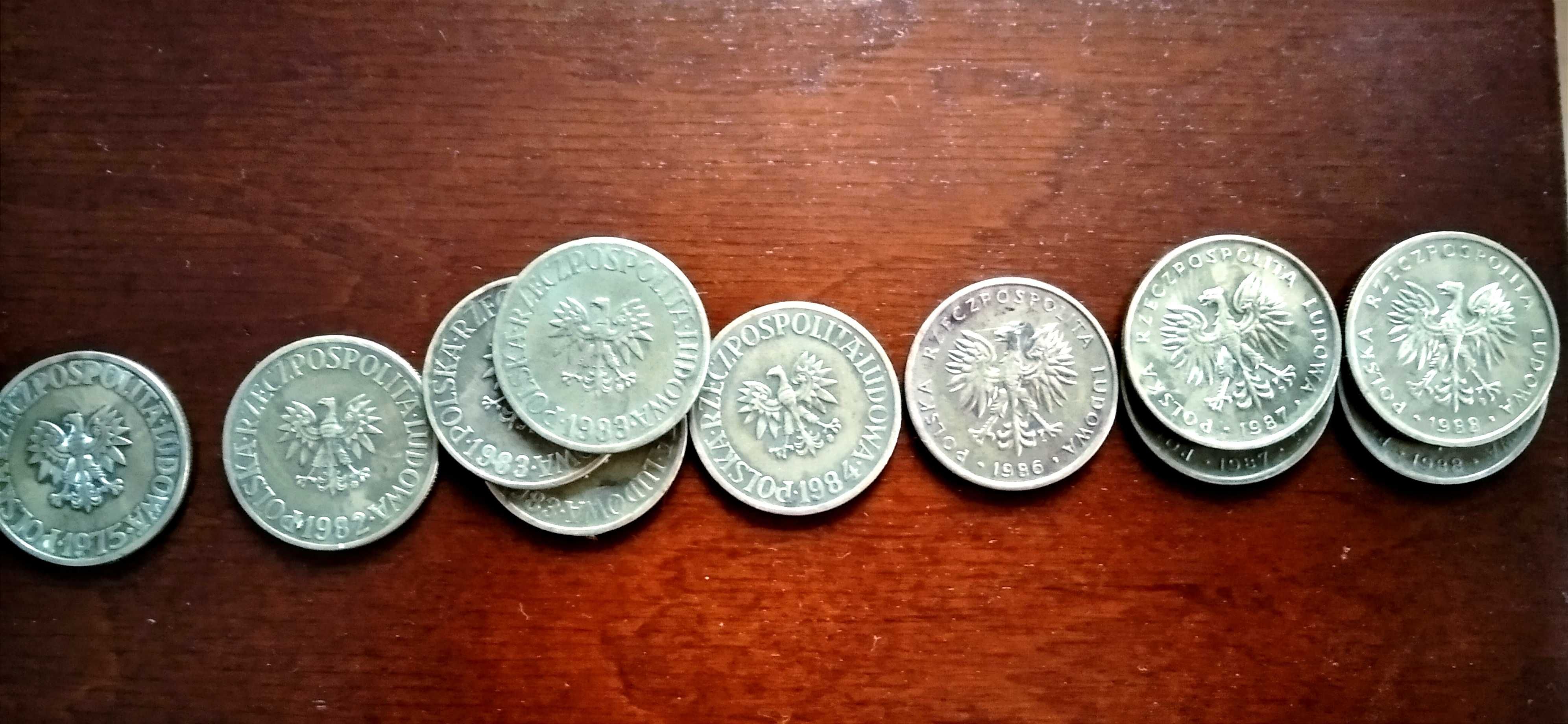 Monety z PRL-u duża ilość