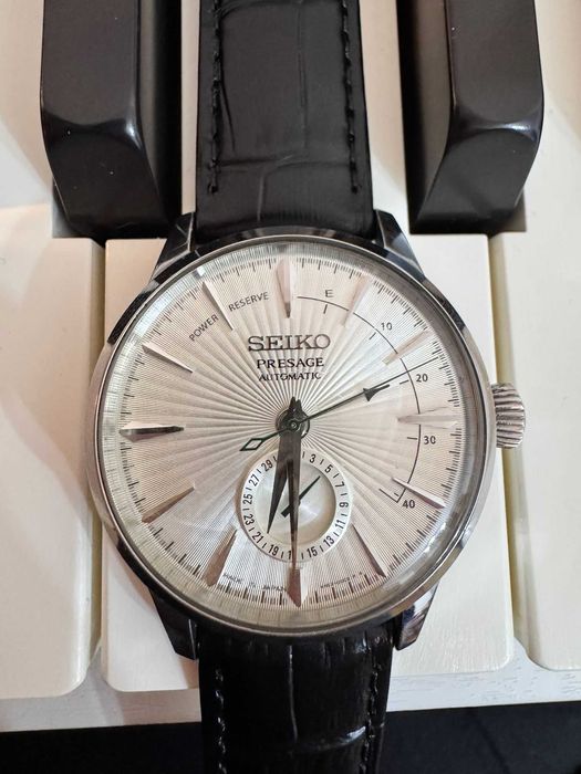Seiko Presage Automatic Power Reserve 4R57A, nowy pasek, po serwisie
