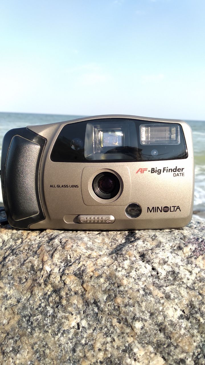 Пленочный фотоаппарат Minolta AF-Big Finder, мыльница минолта олимпус