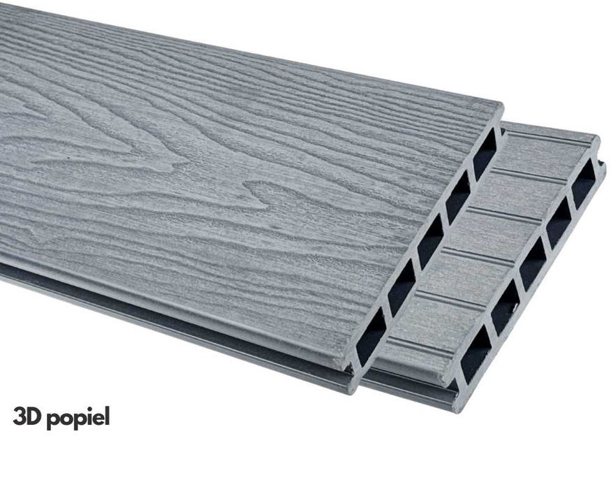 deska tarasowa kompozytowa PACO 3D brąz szary grafit antracyt 5,8m mb