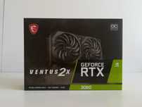 Karton pudełko po karcie graficznej MSI GeForce RTX 3060