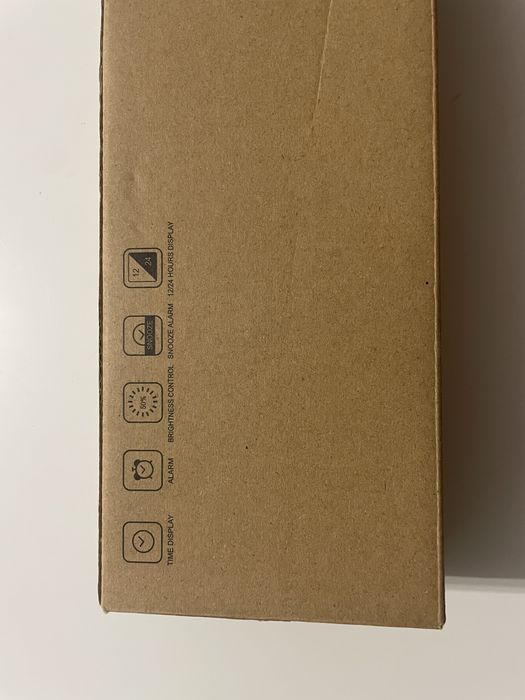 Zegar LED biurkowy – nowoczesny design, duży wyświetlacz *20