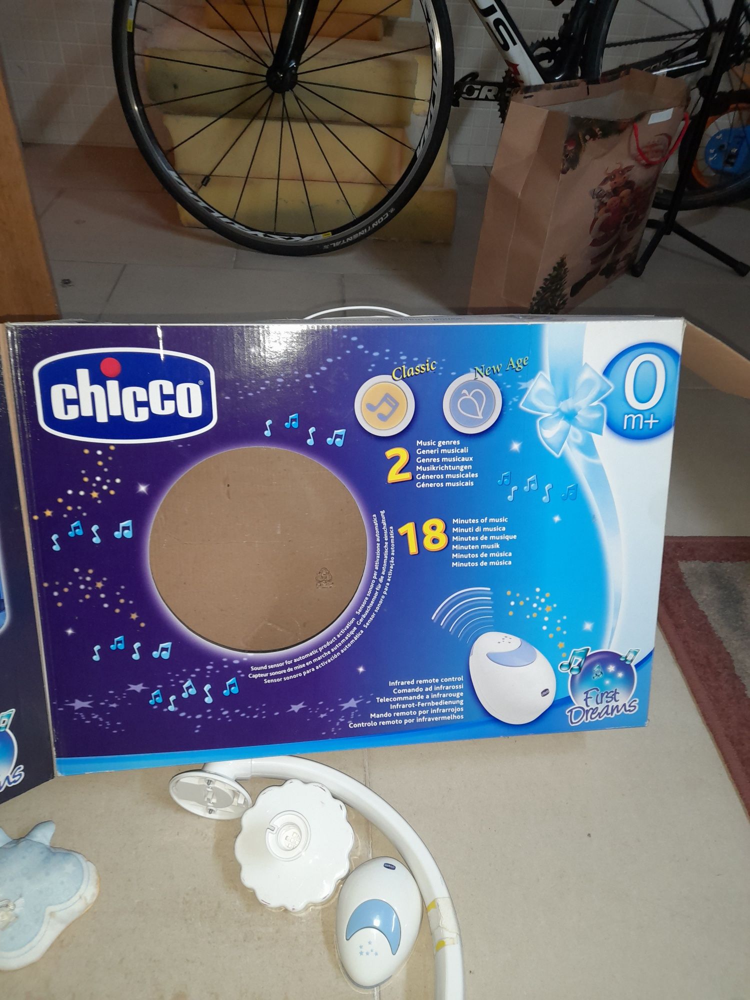 Projetor Chicco para cama do bebé