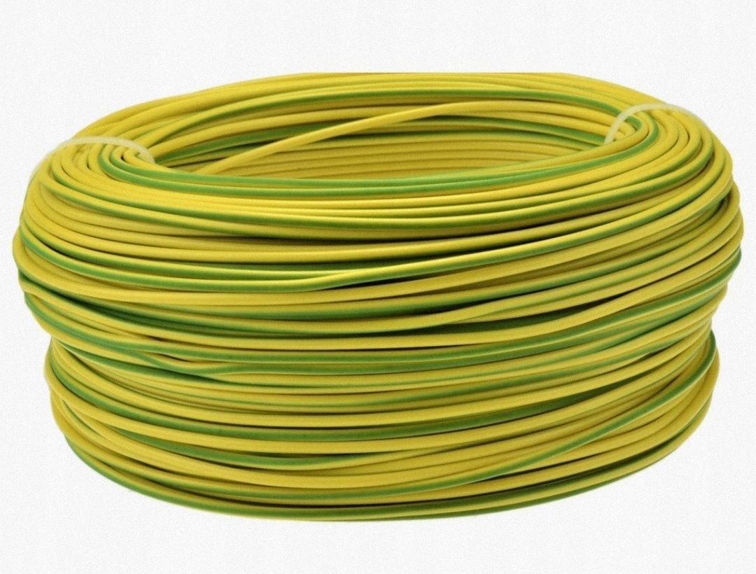 Przewód (Kabel) linka LGY 10 mm2 750V żółto-zielony