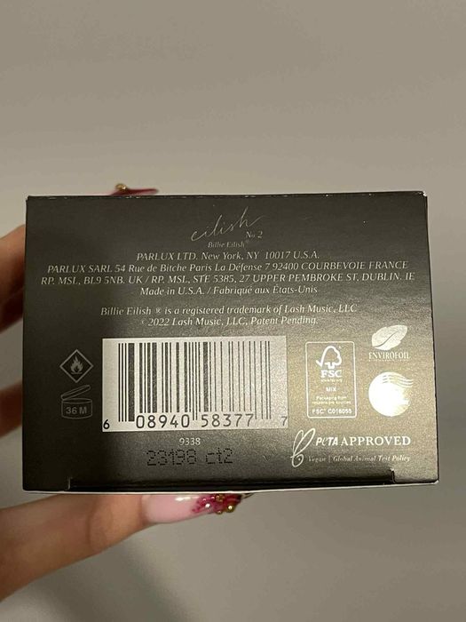 Perfumy Billie Eilish No. 2 , 30ml czarne , woda perfumowana