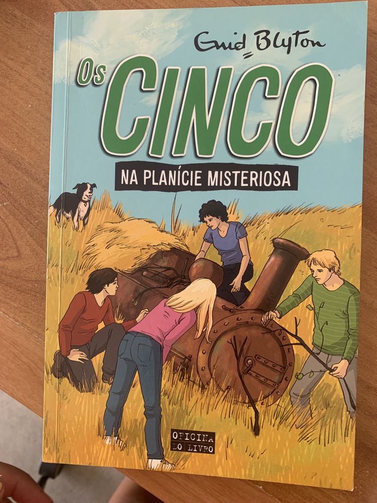 Livros Os cinco de Enid Blyton