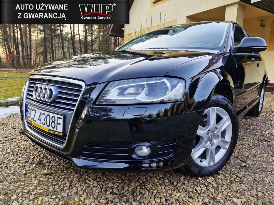 Audi A3 3-drzwiowe 1.6 MPI-102KM XENON Serwis Bezwypadkowy Gwarancja VIP ZAREJESTROWANY