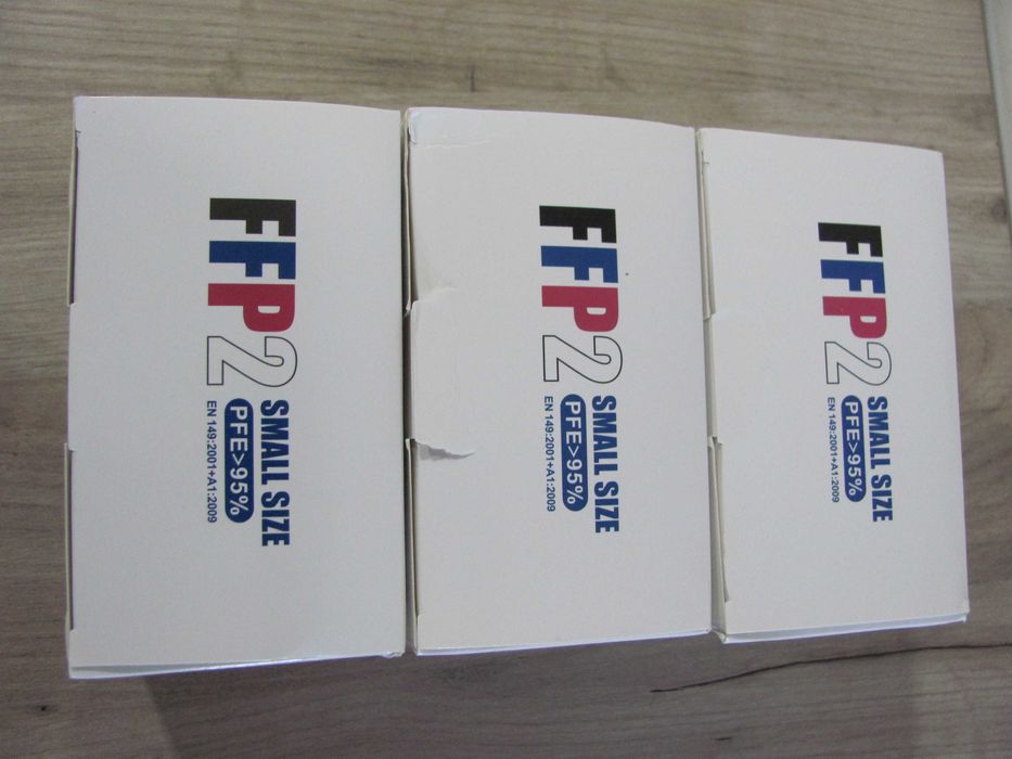 60 szt Maseczek FFP2 small size 95% filtrowania