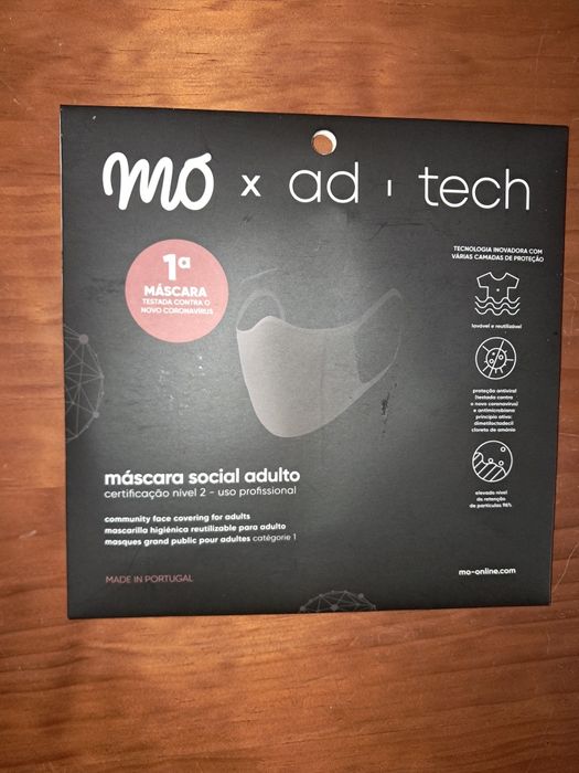 Conjunto de máscaras faciais