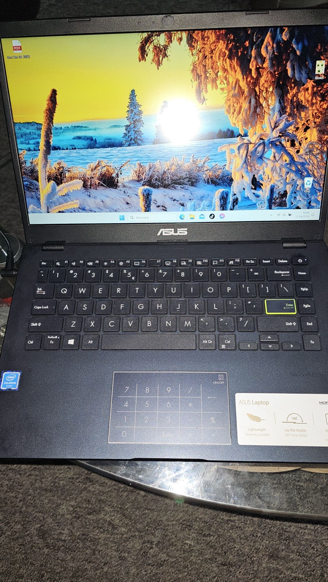 Asus E410 na gwarancji