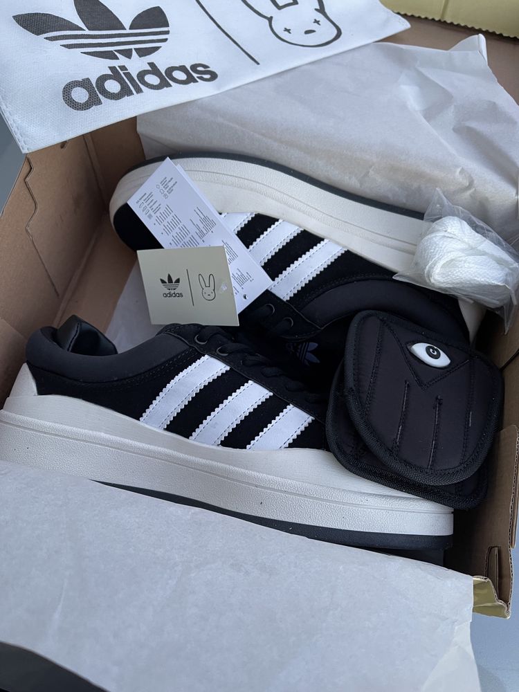 Кросівки Adidas Bad Bunny x Campus Black White