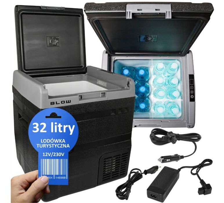 Lodówka turystyczna samochodowa kompresorowa zamrażarka 32L BLOW