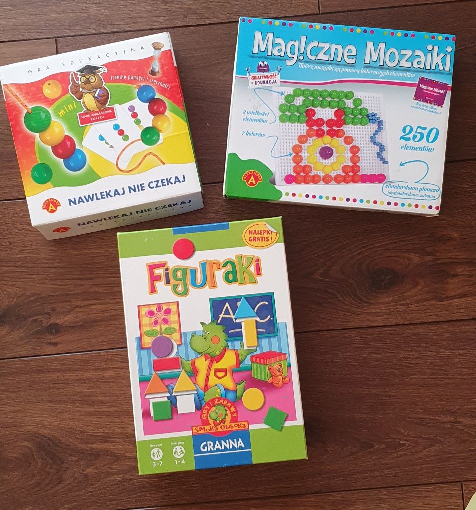 Zestaw edukacyjny dla dziecka 3 szt