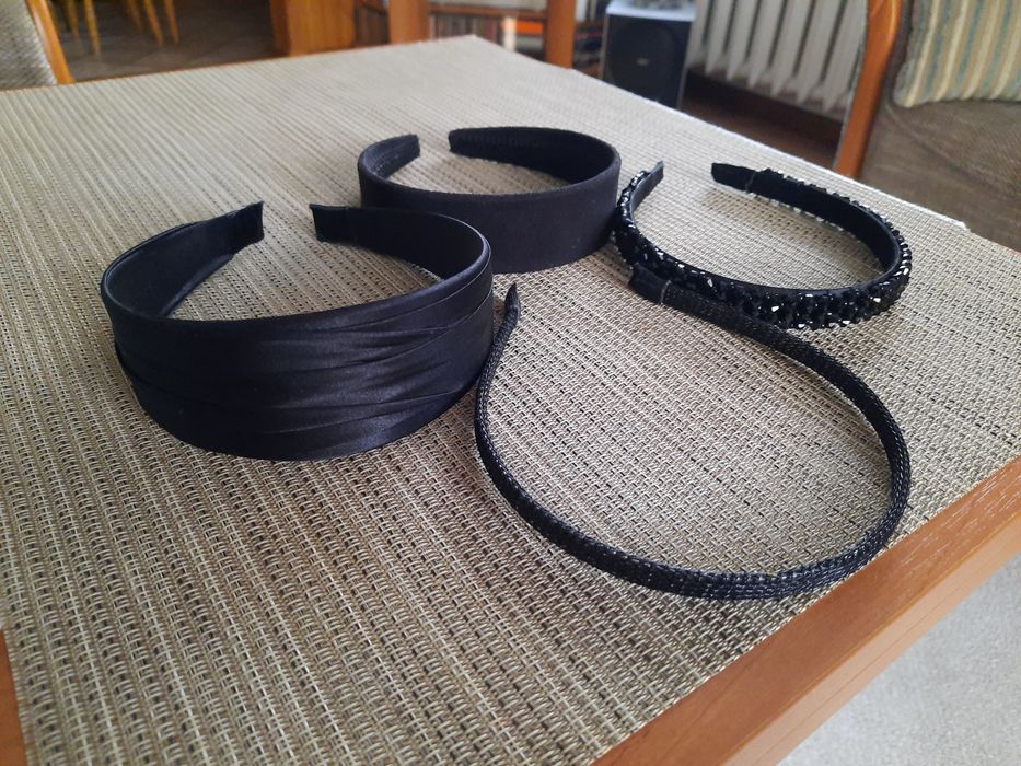 Opaski czarne do wlosow