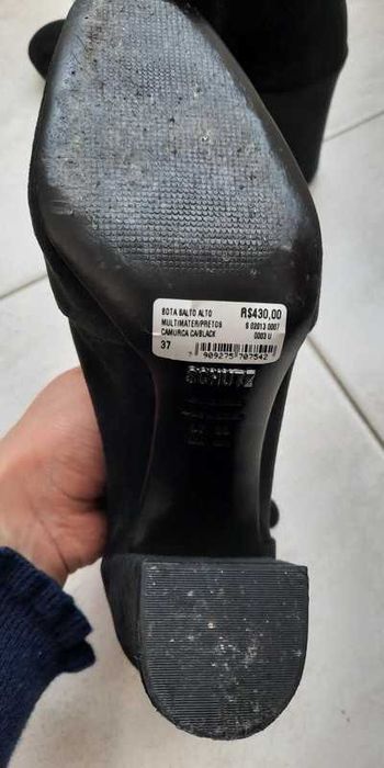 Botas em camurça preta SCHUTZ