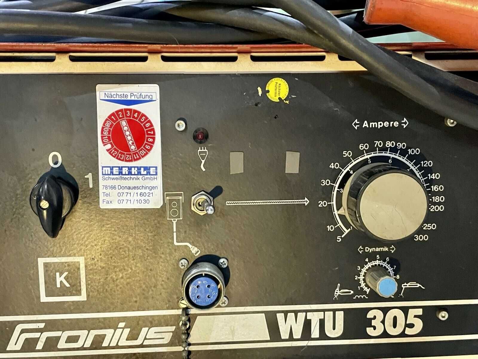 Fronius WTU 305, Mma, Tig DC Pulse