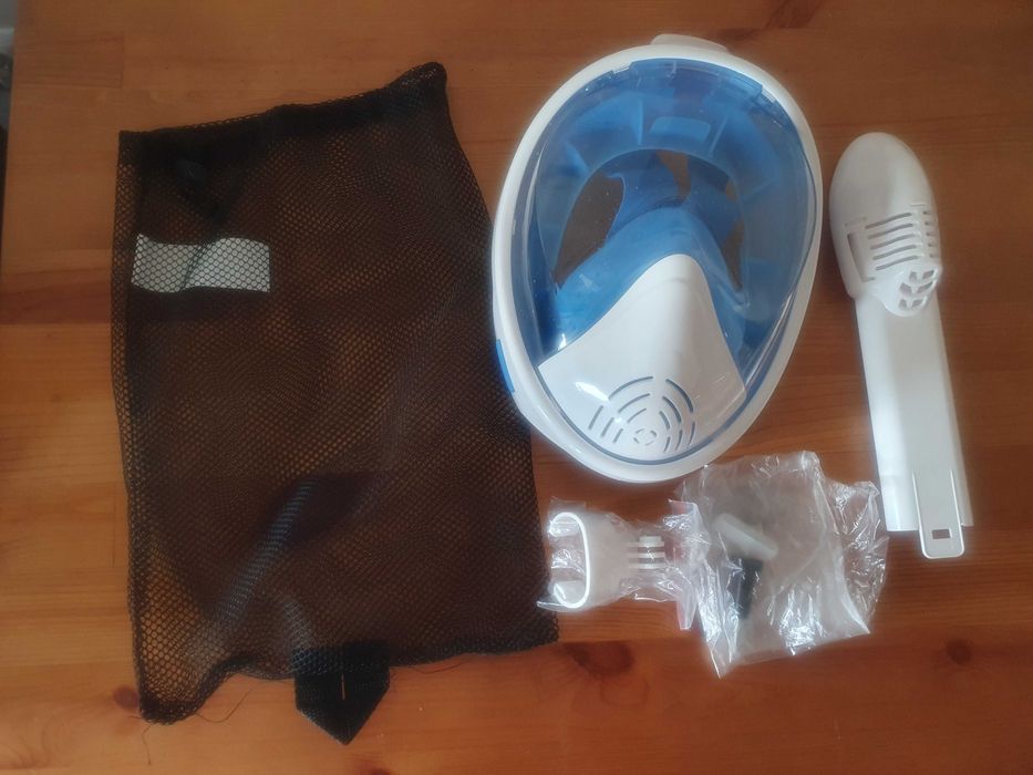 Maska do snorkelingu pełnotwarzowa damska