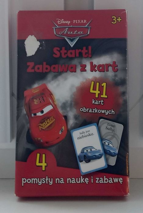 Disney Auta - Start zabawa z kart 4 pomysły na naukę i zabawę gra
