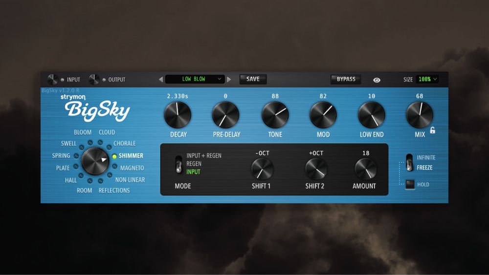 Strymon BigSky plugin VST para Mac