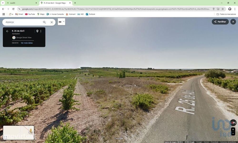Terreno em Alpiarça de 12400,00 m2